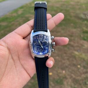 Invicta Men's Lupah Chronograph Watch Blue 44mm Watch